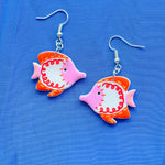 Load image into Gallery viewer, Squiggle Fish Earrings
