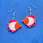 Load image into Gallery viewer, Squiggle Fish Earrings
