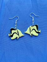 Load image into Gallery viewer, Yellow Angel Fish Earrings
