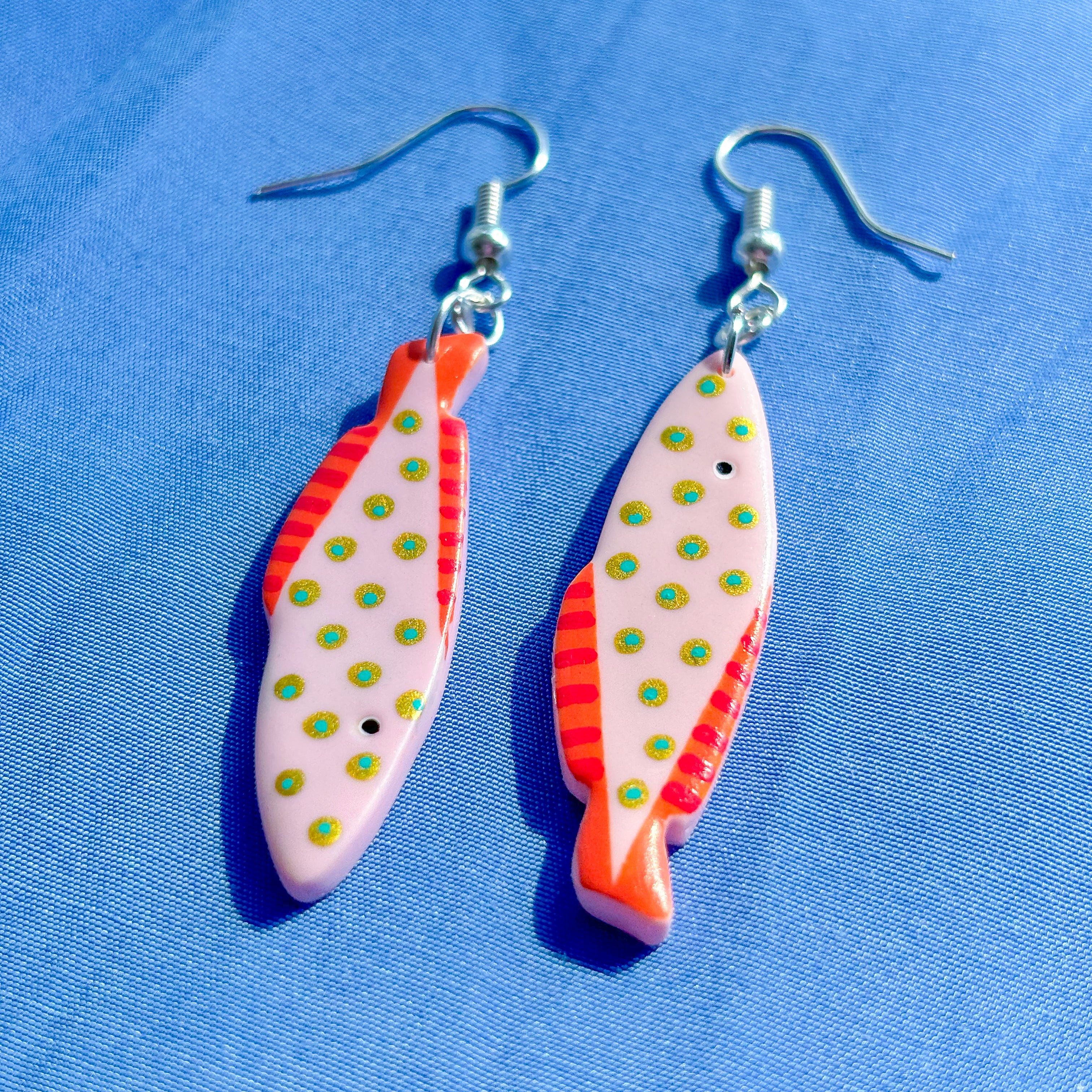 Spotted Fish Earrings