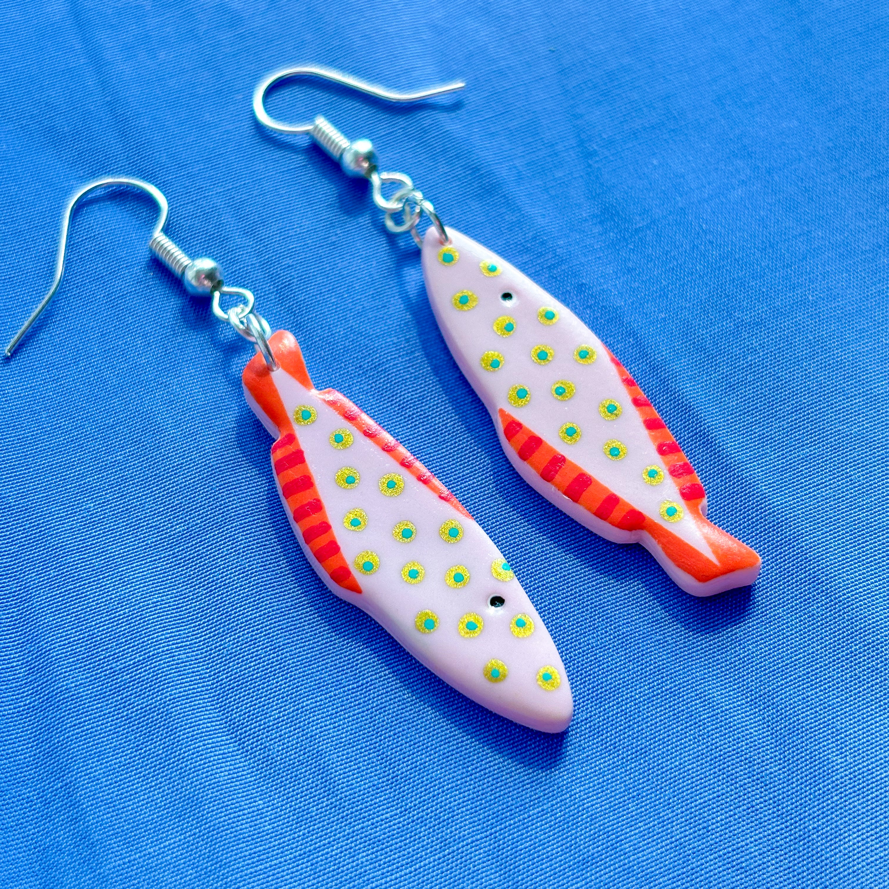 Spotted Fish Earrings