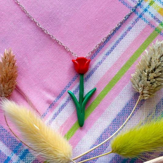 Red Rose Necklace