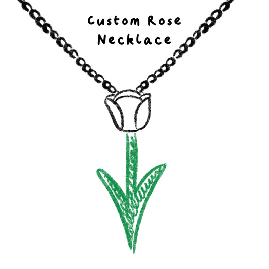 Custom Rose Necklace