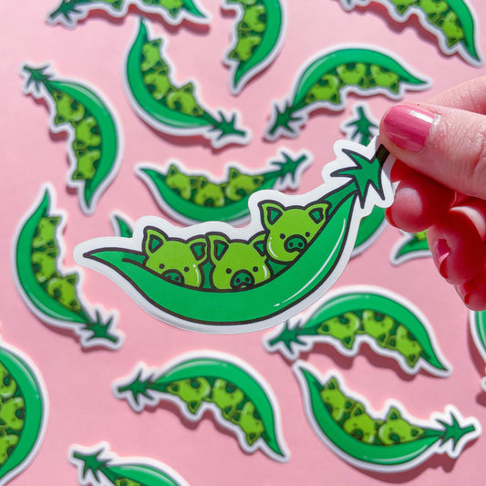 Pig Pea Pod Sticker